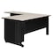 Fusion Fusion L-Desks with Storage, 72 D X 29 H, 72 W X Wood, Metal MLD723042PL - alternate 6